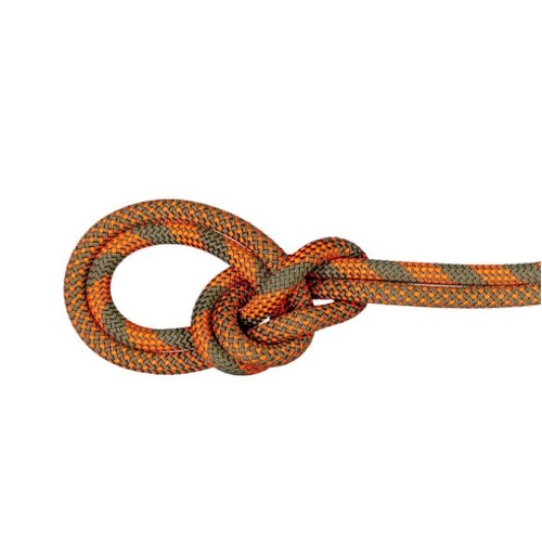 Mammut Crag Dry 9.5mm 60m Boa Safety Orange Climbing Rope