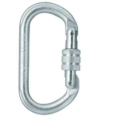 Skylotec Oval Steel Screwgate Carabiner