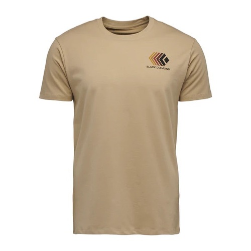 Black Diamond Faded Men's Tee - Khaki